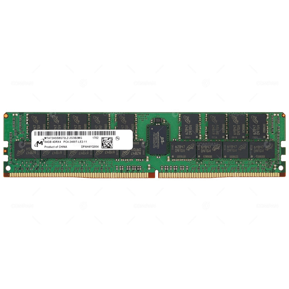 MTA72ASS8G72LZ-2G3B2 MICRON DDR4 64GB 4RX4 PC4-19200 2400MHZ LRDIMM